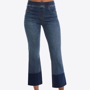 SPANX Cropped Flare Jeans Size Small